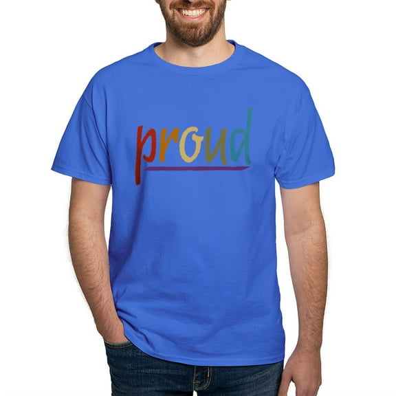 CafePress - Earth Pride Dark T Shirt - Men's Classic Graphic Cotton T-Shirt