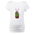 thumbnail image 1 of CafePress - Easter Basset Hound Maternity T Shirt - Cotton Maternity T-shirt, Cute & Funny Pregnancy Tee, 1 of 4
