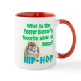thumbnail image 1 of CafePress - Easter Bunny Dance Hip Hop Mugs - 11 oz Ceramic Mug - Novelty Coffee Tea Cup, 1 of 4