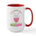 thumbnail image 1 of CafePress - Easter Bunny Going To Be A Big Sister Large Mug - 15 oz Ceramic Large White Novelty Mug, 1 of 4