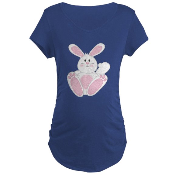 CafePress - Easter Bunny Maternity Dark T Shirt - Maternity Dark T-Shirt