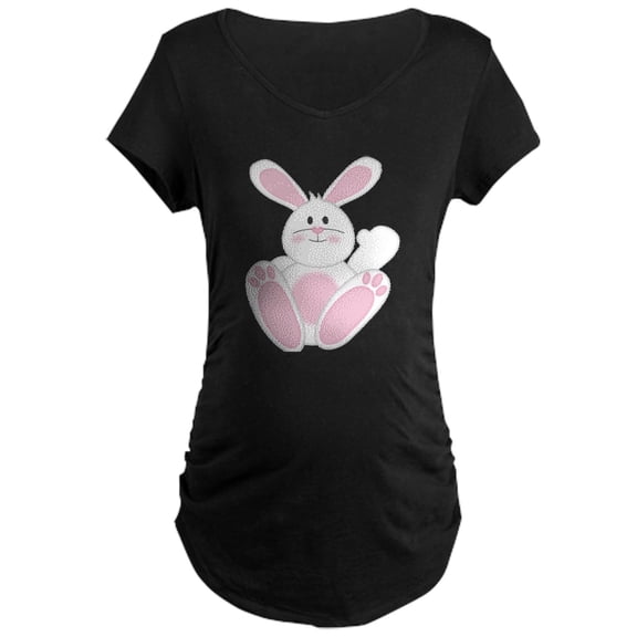 CafePress - Easter Bunny Maternity Dark T Shirt - Maternity Dark T-Shirt
