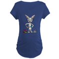 thumbnail image 1 of CafePress - Easter Bunny Painting Eggs Maternity T Shirt - Maternity Dark T-Shirt, 1 of 3