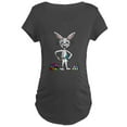thumbnail image 1 of CafePress - Easter Bunny Painting Eggs Maternity T Shirt - Maternity Dark T-Shirt, 1 of 3
