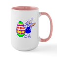 thumbnail image 1 of CafePress - Easter Bunny Painting Large Mug - 15 oz Ceramic Large White Novelty Mug, 1 of 4