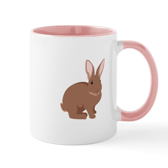 CafePress - Easter Bunny Rabbit Mugs - 11 oz Ceramic Mug - Novelty Coffee Tea Cup