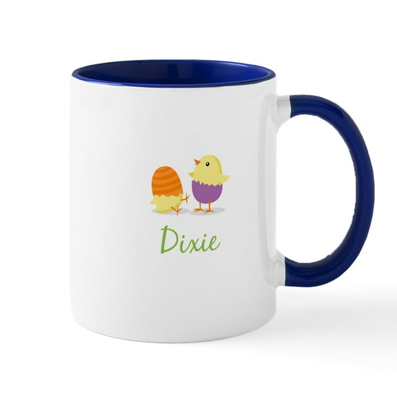 CafePress - Easter Chick Dixie Mug - 11 oz Ceramic Mug - Novelty Coffee Tea Cup