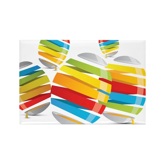 CafePress - Easter Egg Abstract Magnets - Rectangle Magnet, 2"x3" Refrigerator Magnet