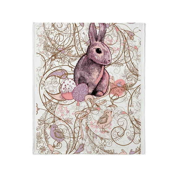 CafePress - Easter Is Abound Throw Blanket - Soft Fleece Throw Blanket, 50"x60" for All Ages