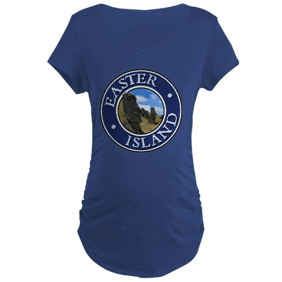 CafePress - Easter Island Maternity Dark T Shirt - Maternity Dark T-Shirt