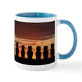 thumbnail image 1 of CafePress - Easter Island Moai At Sunrise Mugs - 11 oz Ceramic Mug - Novelty Coffee Tea Cup, 1 of 4
