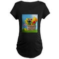 thumbnail image 1 of CafePress - Easter Pomeranian Maternity T Shirt - Maternity Dark T-Shirt, 1 of 3