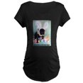 thumbnail image 1 of CafePress - Easter Puggy Maternity Dark T Shirt - Maternity Dark T-Shirt, 1 of 3