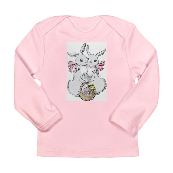CafePress - Easter Rabbits Long Sleeve Infant T Shirt - Long Sleeve Infant T-Shirt