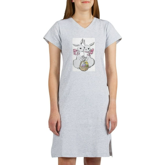 CafePress - Easter Rabbits - Women's Nightshirt