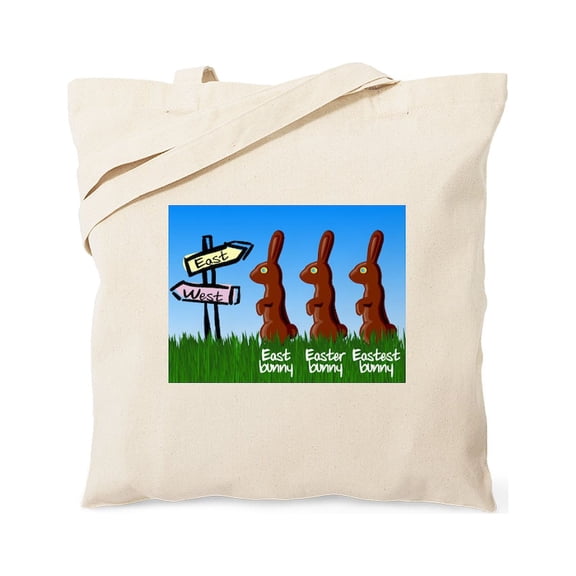 CafePress - Eastest Bunny Tote Bag - Unisex Canvas Tote Bag, Beige, 1-Piece