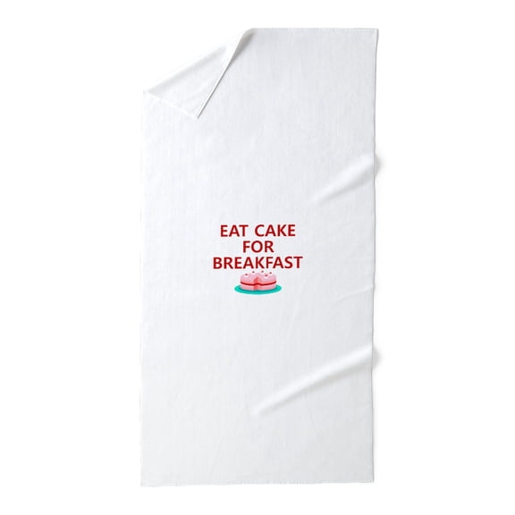 CafePress - Eat Cake For Breakfast - Large Beach Towel, Soft 30"x60" Towel with Unique Design