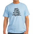 thumbnail image 1 of CafePress - Eat. Fish. Sleep. Repeat. Light T Shirt - Light T-Shirt - CP, 1 of 4