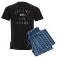 thumbnail image 1 of CafePress - Eat Like You Give A Damn Men's Dark Pajamas - Men's Dark Loose Fit Cotton Pajama Set, 1 of 7