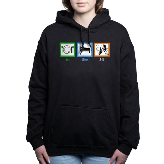 CafePress - Eat Sleep Act - Pullover Hoodie, Classic & Comfortable Hooded Sweatshirt