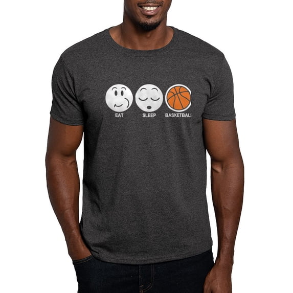 CafePress - Eat Sleep Basketball Dark T Shirt - Men's Classic Graphic Cotton T-Shirt