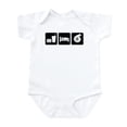 thumbnail image 1 of CafePress - Eat Sleep Boost Infant Bodysuit - Baby Light Bodysuit, Size Newborn - 24 Months, 1 of 4