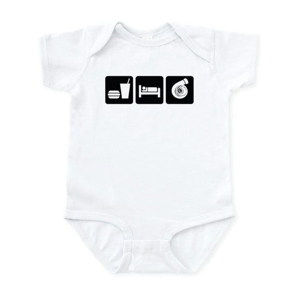 CafePress - Eat Sleep Boost Infant Bodysuit - Baby Light Bodysuit, Size Newborn - 24 Months