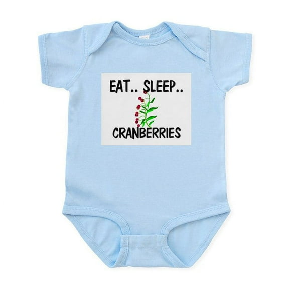 CafePress - Eat ... Sleep ... CRANBERRIES Infant Bodysuit - Baby Light Bodysuit, Size Newborn - 24 Months