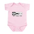 thumbnail image 1 of CafePress - Eat. Sleep. Code. Infant Bodysuit - Baby Light Bodysuit, Size Newborn - 24 Months, 1 of 4