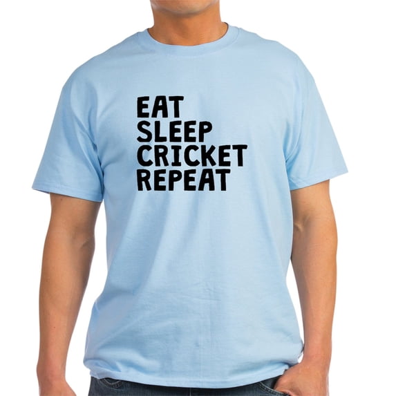 CafePress - Eat Sleep Cricket Repeat T Shirt - Men's Classic Graphic T-Shirt