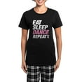 thumbnail image 1 of CafePress - Eat Sleep Dance Repeat Women's Dark Pajamas - Women's Short Sleeve Print T-Shirt and Pants Dark Cotton Pajama Set, 1 of 7