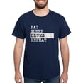 thumbnail image 1 of CafePress - Eat Sleep Drums Repeat T Shirt - Men's Classic Graphic Cotton T-Shirt, 1 of 4