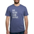thumbnail image 1 of CafePress - Eat Sleep Game Repeat T Shirt - Mens Tri-blend T-Shirt, 1 of 4