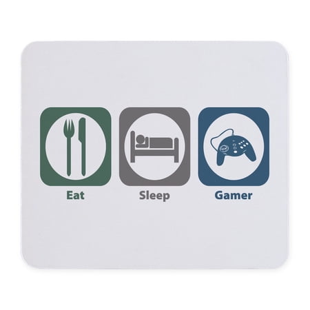 CafePress - Eat Sleep Gamer Mousepad - Non-slip Rubber Mousepad, Gaming Mouse Pad