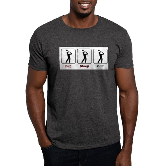 CafePress - Eat Sleep Golf Dark T Shirt - Men's Classic Graphic Cotton T-Shirt