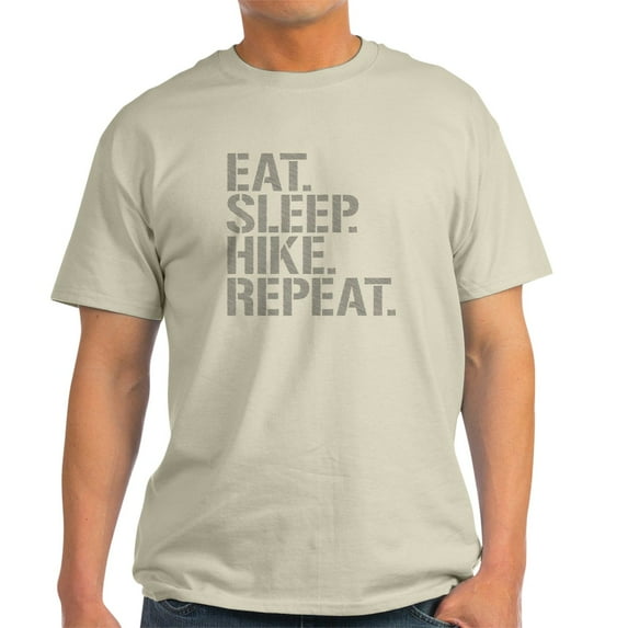 CafePress - Eat Sleep Hike Repeat T Shirt - Men's Classic Graphic T-Shirt