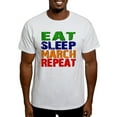 thumbnail image 1 of CafePress - Eat Sleep March Repeat T Shirt - Light T-Shirt - CP, 1 of 4