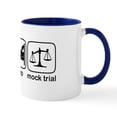 thumbnail image 1 of CafePress - Eat Sleep Mock Trial Mug - 11 oz Ceramic Mug - Novelty Coffee Tea Cup, 1 of 6