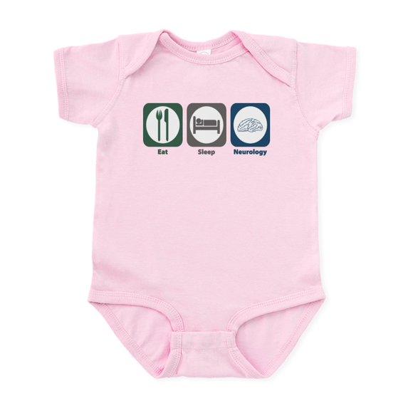CafePress - Eat Sleep Neurology Infant Bodysuit - Baby Light Bodysuit, Size Newborn - 24 Months
