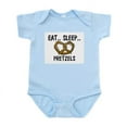 thumbnail image 1 of CafePress - Eat ... Sleep ... PRETZELS Infant Bodysuit - Baby Light Bodysuit, Size Newborn - 24 Months, 1 of 4