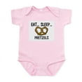 thumbnail image 1 of CafePress - Eat ... Sleep ... PRETZELS Infant Bodysuit - Baby Light Bodysuit, Size Newborn - 24 Months, 1 of 4