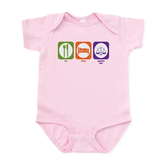 CafePress - Eat Sleep Patent Law Infant Bodysuit - Baby Light Bodysuit, Size Newborn - 24 Months