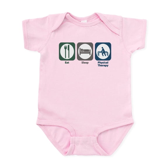 CafePress - Eat Sleep Physical Therapy Infant Bodysuit - Baby Light Bodysuit, Size Newborn - 24 Months
