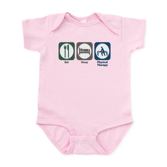 CafePress - Eat Sleep Physical Therapy Infant Bodysuit - Baby Light Bodysuit, Size Newborn - 24 Months