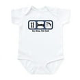 thumbnail image 1 of CafePress - Eat, Sleep, Pole Vault Infant Bodysuit - Baby Light Bodysuit, Size Newborn - 24 Months, 1 of 4