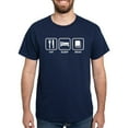 thumbnail image 1 of CafePress - Eat Sleep Read Dark T Shirt - Men's Classic Graphic Cotton T-Shirt, 1 of 4