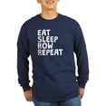 thumbnail image 1 of CafePress - Eat Sleep Row Repeat Long Sleeve T Shirt - Long Sleeve Dark T-Shirt, 1 of 4
