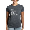 thumbnail image 1 of CafePress - Eat Sleep Row Repeat T Shirt - Women's Traditional Fit Dark T-Shirt, 1 of 4