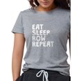 thumbnail image 1 of CafePress - Eat Sleep Row Repeat T Shirt - Womens Tri-blend T-Shirt, 1 of 1