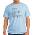 thumbnail image 1 of CafePress - Eat Sleep Ski Repeat T Shirt - Men's Classic Graphic T-Shirt, 1 of 4